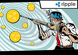 Ripple cryptocurrency miner.
