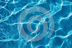 Ripple water surface in a swimming pool