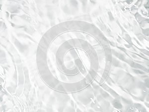 Ripple water texture with shadows on white