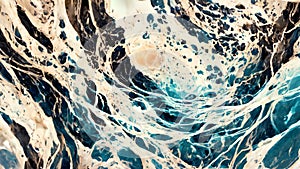 Ripple water texture on white background, highly detailed texture