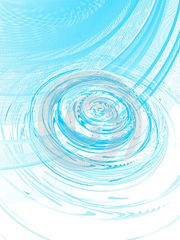 Ripple on the water, vector