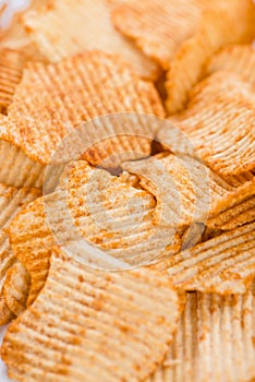 Rippled Potato Chips (background image)