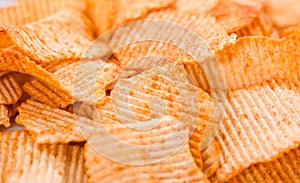 Rippled Potato Chips (background image)