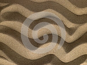 Rippled Texture In Sand