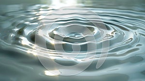 Ripples of a circle, texture concept for cosmetic products such as creams, lotions, gels, milks. Water ripples from the