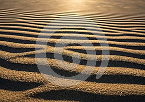 Ripples of fine sand create a