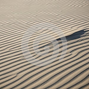 Ripples of fine sand create a