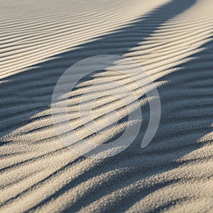 Ripples of fine sand create a
