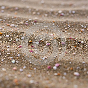 Ripples of fine sand create a