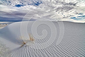 Ripples in sand dunes at White Sands National Park, New Mexico