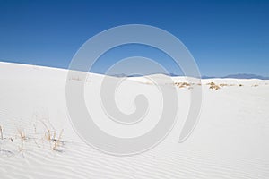 Ripples in the sand at White Sands National Park