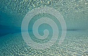 Ripples of sunlight underwater