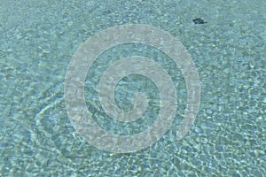 Ripples in swimming pools at deluxe hotel