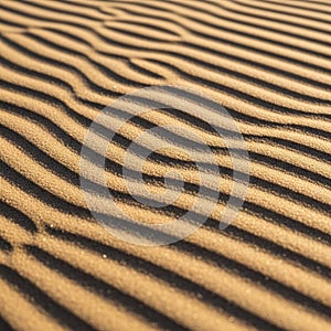 Light and dark lines due to sunlight casting shadows enhancing the