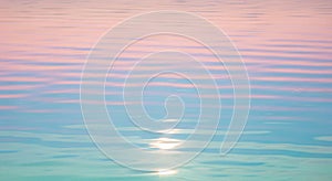 Rippling water reflecting a gradient of