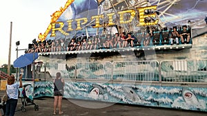 Riptide ride in Palace Playland