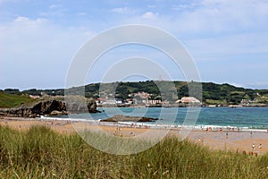 Ris beach, in Noja (Cantabria, Spain)