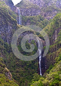 Risco waterfall, Rabacal, Madeira