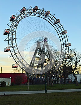 The Risenrad Ferris Wheel. Vienna 