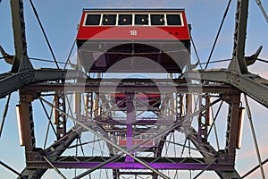 The Risenrad Ferris Wheel. Vienna 