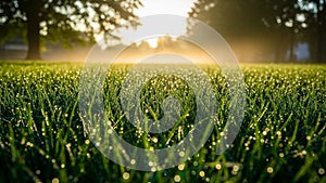 Rises in the background casting a warm glow that diffuses through a light