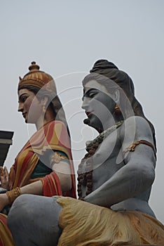 Shiva statue , Rishikesh, the land of Yoga. photo