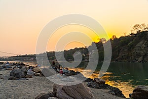 Rishikesh Uttarakhand in the River Ganges