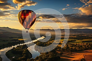 Rising Above Uncertainty: A Vintage Hot Air Balloon Adventure in