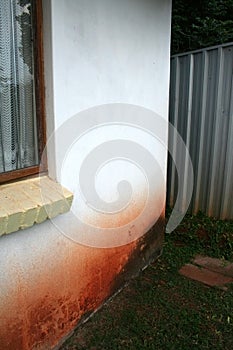 Rising Damp Outside Wall photo