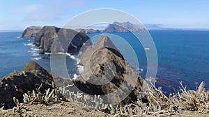 Rising Over Lizard To View Of Inspiration Point On Anacapa Island