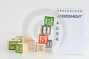 Risk assessment or management plan