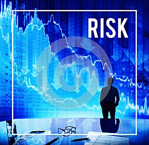 Risk Business Data Banking Finance World Exchange Concept