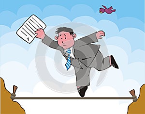 Risk of the businessman