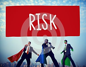 Risk Chance Safety Security Unsure Weakness Concept