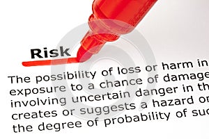 Risk Definition photo