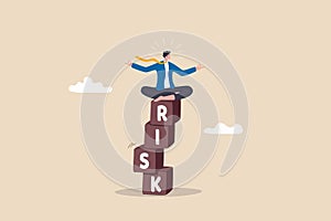 Risk management, control or assess to lose money in investing, process or preparation for safety or secure earning and loss