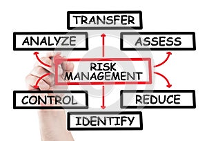 Risk management diagram