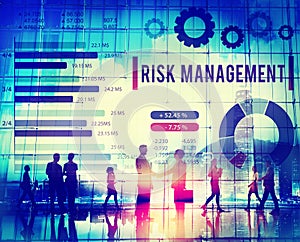 Risk Management Unsteady Safety Security Concept