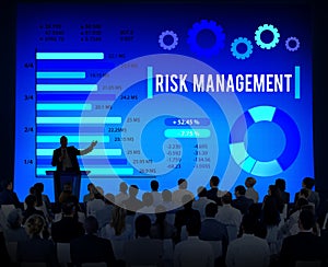 Risk Management Unsteady Safety Security Concept