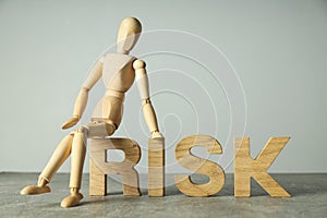 Risk protection and eliminating the risk, business and life concept