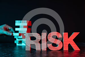 Risk protection and eliminating the risk, business and life concept