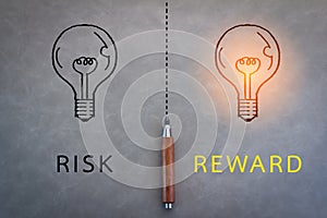 Risk and reward word