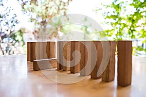 Risk to planning business concept