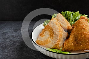 Risol Mayo segitiga or Triangle Risol mayonnaise