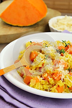 Risotto alla zucca photo