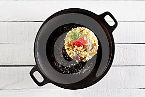 Risotto with vegetables