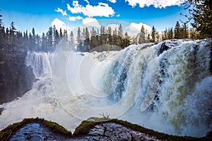 Ristafallet waterfall in the western part of Jamtland is listed