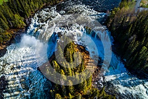 Ristafallet waterfall in the western part of Jamtland is listed