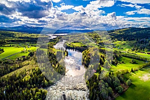 Ristafallet waterfall in the western part of Jamtland is listed photo