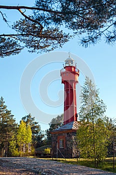 Ristna lighthouse on the island Hiiumaa